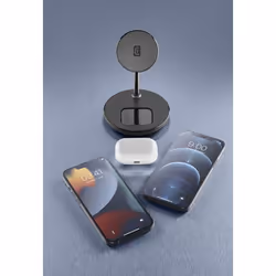 Cellularline Mag Duo Casque, Smartphone Noir, Argent USB Recharge sans fil Intérieure - Vue supplémentaire 4