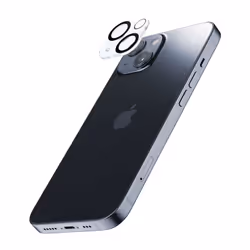 Cellularline Camera Lens, Cache objectif, Transparent, Verre trempé, Apple, iPhone 14, iPhone 14 Plus, 91 mm