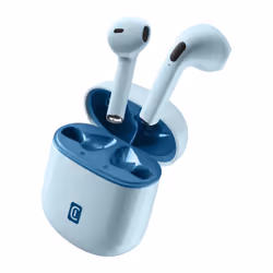 Cellularline WIRELESS HEADSET STYLE COLOR, True Wireless Stereo (TWS), Appels/Musique, 42 g, Casque, Bleu