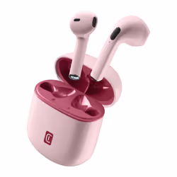 Cellularline WIRELESS HEADSET STYLE COLOR, True Wireless Stereo (TWS), Appels/Musique, 42 g, Casque, Rose, Rouge