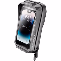 Interphone Quiklox Support universel étanche pour smartphone, noir