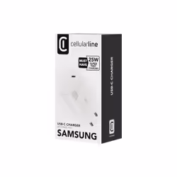 Cellularline APPLE MAINS CHARGER 25W SMALL WHITE