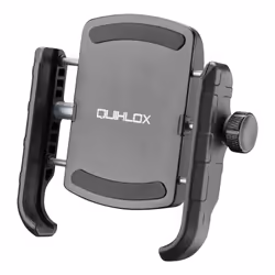 Interphone QUIKLOX - CRAB, Mobile/smartphone, Support passif, Vélo/voiture, Noir