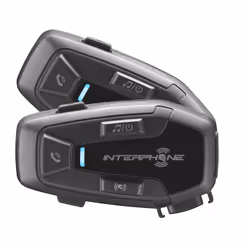 Interphone U-COM 7R DOUBLE FORFAIT, 1000 m, A2DP, AVRCP, HFP, Noir, 2 pièce(s), USB Type-A vers USB Type-C