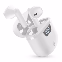 Cellularline SEEK PRO, Sans fil, Appels/Musique, 32 g, Casque, Blanc