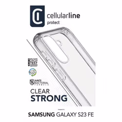 Cellularline Clear Strong - Galaxy S23 FE Coque rigide avec bords en caoutchouc - Vue supplémentaire 3