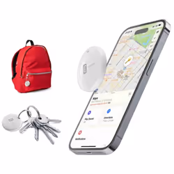 Cellularline Tracy - Designed for iOS, Recherche, Blanc, Résistant à la poussière, IP67, CR2032, 1 année(s)