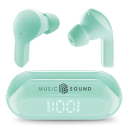 Music Sound BTMSTWSSLIDEG écouteur/casque True Wireless Stereo (TWS) Ecouteurs Appels/Musique Bluetooth Vert