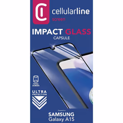 Cellularline TEMPGCABGALA15K écran et protection arrière de téléphones portables Protection d'écran transparent Samsung 1 pièce(s) - Vue supplémentaire 2