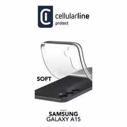 Cellularline Soft - Galaxy A15 Étui en caoutchouc souple - Vue supplémentaire 3