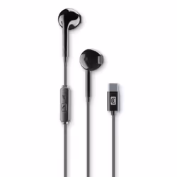 Cellularline AUCAPSULETYPECK, Avec fil, Appels/Musique, 20 - 20000 Hz, Casque, Noir
