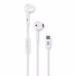 Cellularline AUCAPSULETYPECW, Avec fil, Appels/Musique, 20 - 20000 Hz, Casque, Blanc