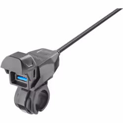 Interphone Handlebar Power Kit Prise USB de type A, noir