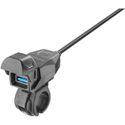 Interphone Handlebar Power Kit Prise USB de type A, noir