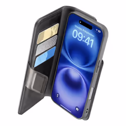 Cellularline BOOKAG2IPH16K, Folio, Apple, iPhone 16, 15,5 cm (6.1"), Noir