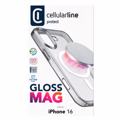 Cellularline GLOSSMAGIPH16T 6.1" Housse Transparent - Vue supplémentaire 4