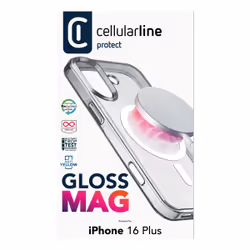 Cellularline GLOSSMAGIPH16MAXT coque de protection pour téléphones portables 17 cm (6.7") Housse Transparent - Vue supplémentaire 4