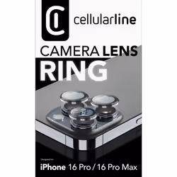 Cellularline CAMERARINGIPH16PRM écran et protection arrière de téléphones portables Protecteur d'objectif caméra Apple 1 pièce