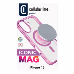 Cellularline ICONICMAGIPH16P coque de protection pour téléphones portables 15,5 cm (6.1") Housse Rose - Vue supplémentaire 4