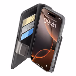 Cellularline BOOKAG2IPH16PRMK, Folio, Apple, iPhone 16 Pro Max, 17,5 cm (6.9"), Noir