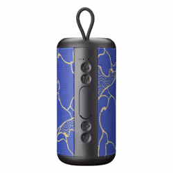 Music Sound BTSPKMSVERTICAL241, 5 W, Sans fil, Enceinte portable mono, Bleu, Cylindre, Tablette / Smartphone