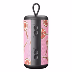 Music Sound BTSPKMSVERTICAL242, 5 W, Sans fil, Enceinte portable mono, Rose, Cylindre, Tablette / Smartphone