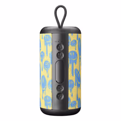 Music Sound BTSPKMSVERTICAL244, 5 W, Sans fil, Enceinte portable mono, Jaune, Cylindre, Tablette / Smartphone