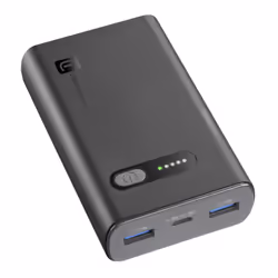 Cellularline PBFAST01PD10000K, 10000 mAh, Lithium-Ion (Li-Ion), Power Delivery, Noir