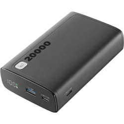 Cellularline PBDISPL01PD20000K banque d'alimentation électrique Lithium-Ion (Li-Ion) 20000 mAh Noir