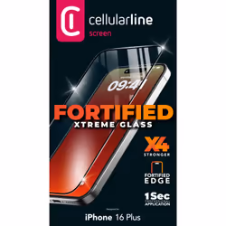 Cellularline XTRGLASIPH16MAXK écran et protection arrière de téléphones portables Protection d'écran transparent Apple 1 pièce(s) - Vue supplémentaire 4