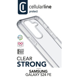 Cellularline CLEARDUOGALS24FET coque de protection pour téléphones portables 17 cm (6.7") Housse Transparent