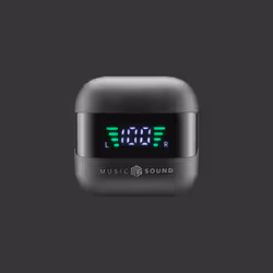 Music Sound BTMSTWSSPARKK écouteur/Écouteur TWS Bluetooth Noir - Vue supplémentaire 2