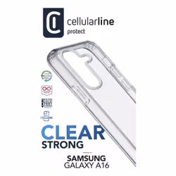 Cellularline Clear Strong - Galaxy A16 Coque rigide avec bords en caoutchouc - Vue supplémentaire 3