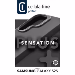 Cellularline SENSPLUSGALS25K coque de protection pour téléphones portables Housse Noir - Vue supplémentaire 4