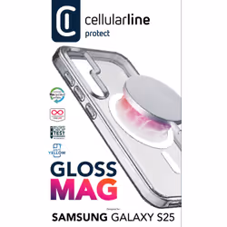 Cellularline GLOSSMAGALS25T 6.36" Housse Transparent