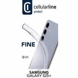 Cellularline FINECGALS25PLT, Housse, Samsung, Galaxy S25+, 17,3 cm (6.82"), Transparent