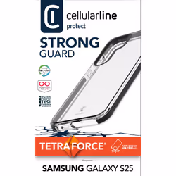 Cellularline TETRACGALS25T 6.36" Housse Noir, Transparent - Vue supplémentaire 5