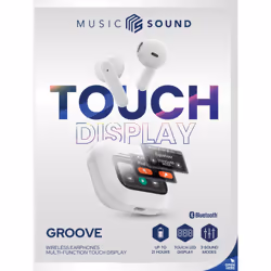 Music Sound BTMSTWSGROOVEW écouteur/Écouteur TWS Bluetooth Blanc - Vue supplémentaire 4
