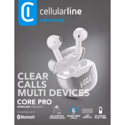 Cellularline BTCOREPROTWSW écouteur/Écouteur TWS Bluetooth Blanc - Vue supplémentaire 6