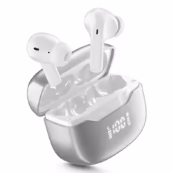 Cellularline BTKEYPROTWSW, True Wireless Stereo (TWS), Appels/Musique, 52,5 g, Casque, Blanc