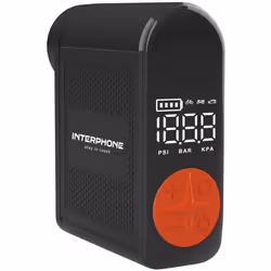 Interphone Air Pump Mini, Vélo, Voiture, Universel, Noir, Rouge, USB Type-C, Batterie, 1,5 h