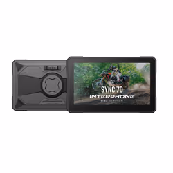 Interphone SYNC70 ESSENTIAL navigateur Fixé 17,8 cm (7") IPS Écran tactile Noir