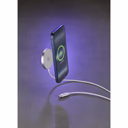 Cellularline MAG PAD Qi2.2 25W Chargeur sans fil magnétique 25W avec technologie Qi2.2, conçu pour une recharge rapide et efficace de tous les smartphones - Vue supplémentaire 2