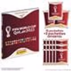 Panini WORLD CUP QATAR 2022, album hard cover + 15 pochettes + 3 offertes, Papier, Multicolore, Italie, 135 g, 220 mm, 2 mm