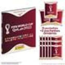Panini WORLD CUP QATAR 2022, album hard cover + 15 pochettes + 3 offertes
