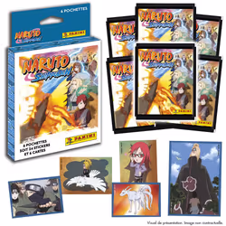 Panini NARUTO SHIPPUDEN - Blister 6 pochettes