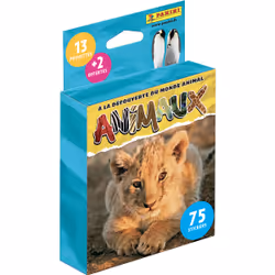 Panini ANIMAUX - Blister 13+2 pochettes
