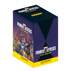 Panini Marvel versus, boite de 24 pochettes, Papier, Multicolore, 110 mm, 75 mm, 170 mm, 410 g