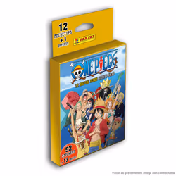 Panini One piece 3, Blister 12 + 1 pochette offerte, Papier, Multicolore, 70 mm, 25 mm, 170 mm, 80 g