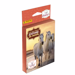 Panini Les plus beaux chevaux du monde, Blister 13 + 2 pochettes, 70 mm, 25 mm, 170 mm, Italie, Garçon/Fille